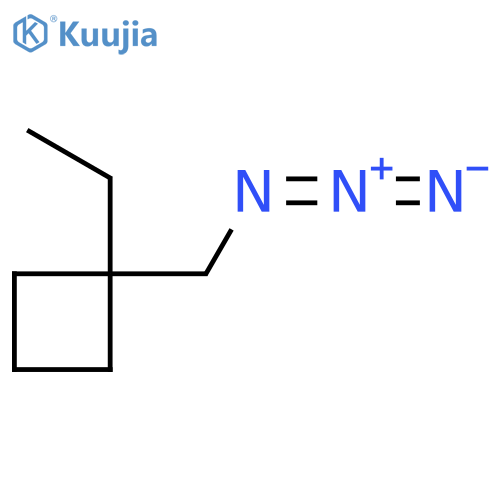 1-(Azidomethyl)-1-ethylcyclobutane structure