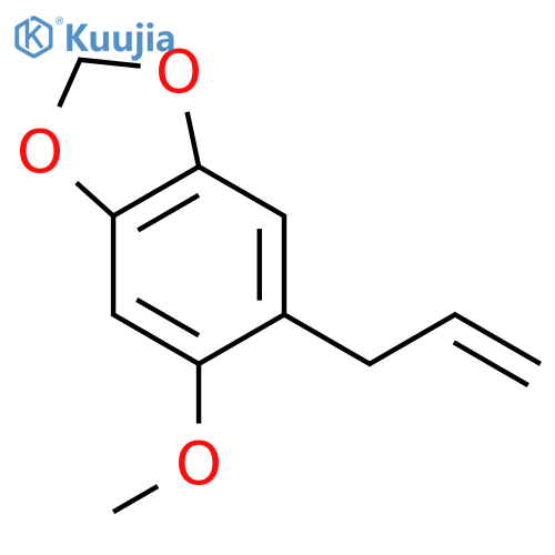 1,3-Benzodioxole,5-methoxy-6-(2-propen-1-yl)- structure