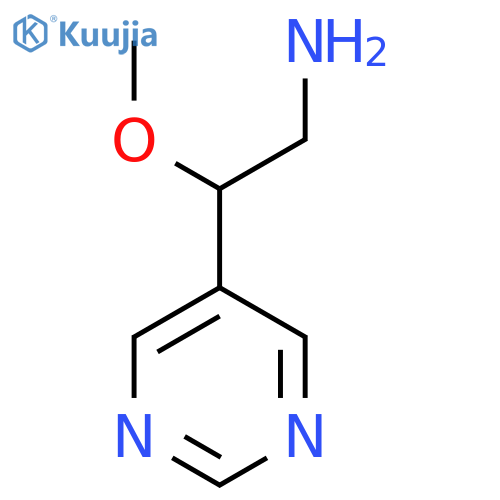 2-Methoxy-2-(pyrimidin-5-yl)ethan-1-amine structure