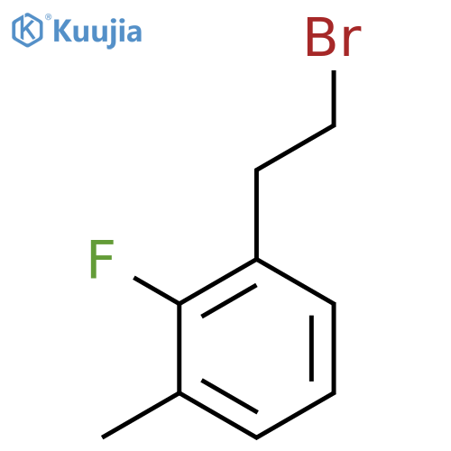 1-(2-Bromoethyl)-2-fluoro-3-methylbenzene structure