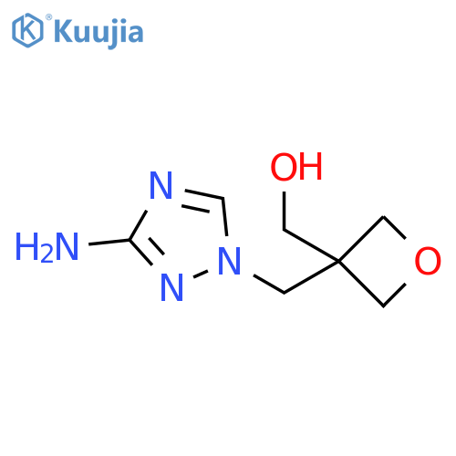 3-Oxetanemethanol, 3-[(3-amino-1H-1,2,4-triazol-1-yl)methyl]- structure