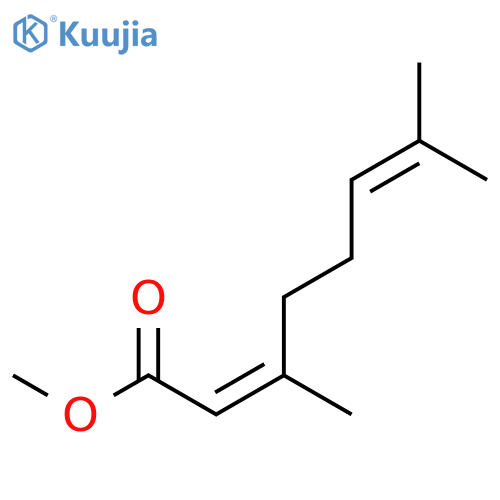 2,6-Octadienoic acid,3,7-dimethyl-, methyl ester, (2Z)- structure