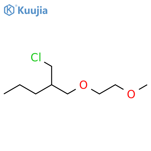 Pentane, 1-chloro-2-[(2-methoxyethoxy)methyl]- structure