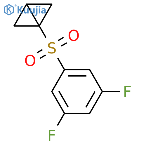 1-((3,5-Difluorophenyl)sulfonyl)bicyclo[1.1.0]butane structure