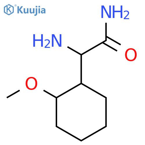 2-Amino-2-(2-methoxycyclohexyl)acetamide structure