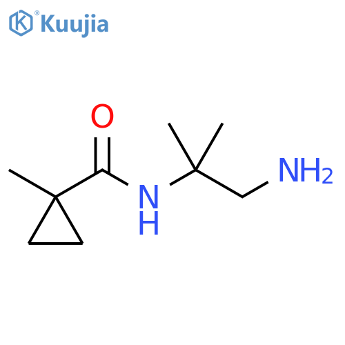 Cyclopropanecarboxamide, N-(2-amino-1,1-dimethylethyl)-1-methyl- structure