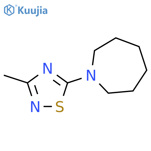 1-(3-methyl-1,2,4-thiadiazol-5-yl)azepane structure