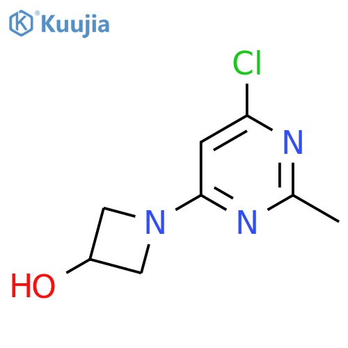 1-(6-Chloro-2-methylpyrimidin-4-yl)azetidin-3-ol structure