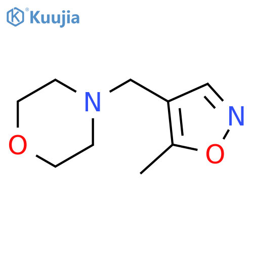 4-(5-methyl-1,2-oxazol-4-yl)methylmorpholine structure