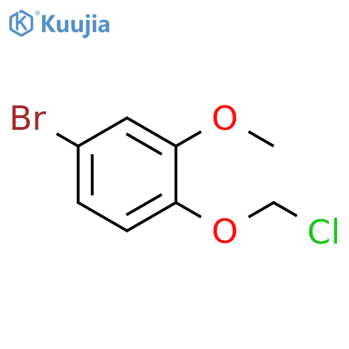 Benzene, 4-bromo-1-(chloromethoxy)-2-methoxy- structure