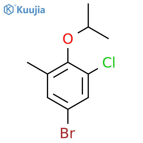 5-Bromo-1-chloro-2-isopropoxy-3-methylbenZene structure
