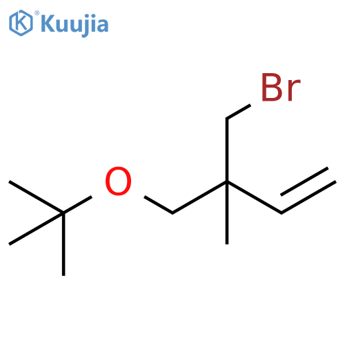 1-Butene, 4-bromo-3-[(1,1-dimethylethoxy)methyl]-3-methyl- structure