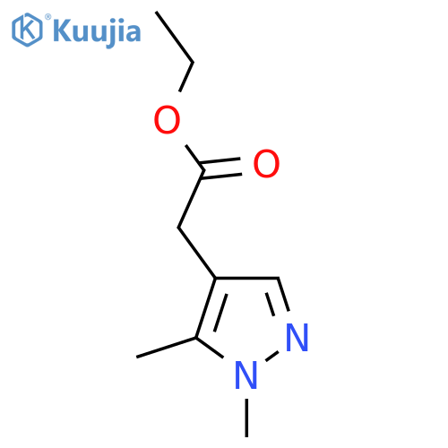 Ethyl 2-(1,5-dimethyl-1H-pyrazol-4-yl)acetate structure
