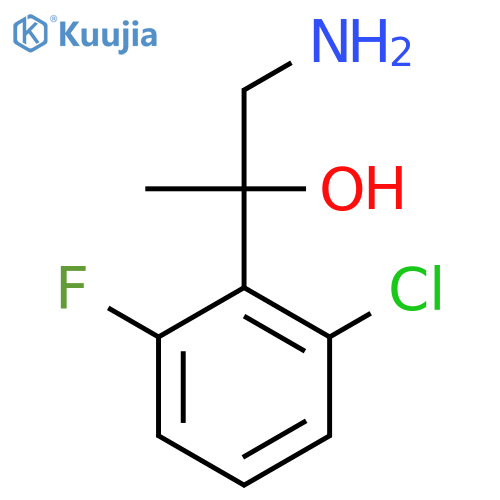 1-Amino-2-(2-chloro-6-fluorophenyl)propan-2-ol structure