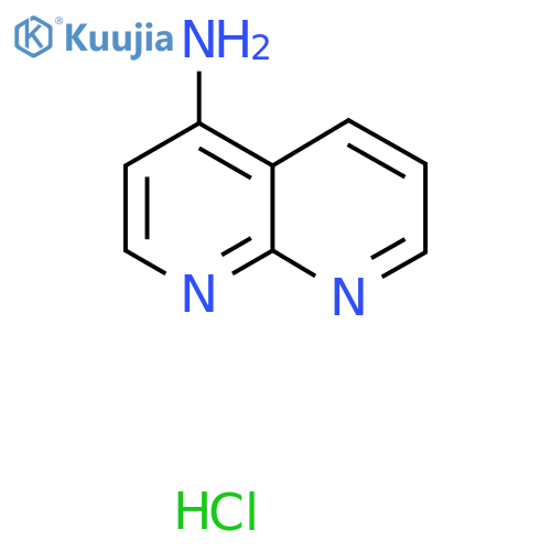 1,8-Naphthyridin-4-amine hydrochloride structure
