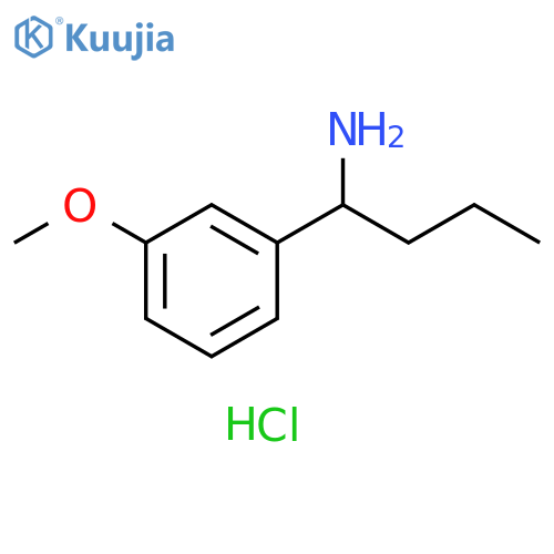 1-(3-Methoxyphenyl)butan-1-amine hydrochloride structure