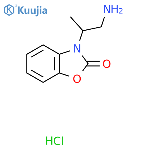 3-(1-Aminopropan-2-yl)benzo[d]oxazol-2(3H)-one hydrochloride structure