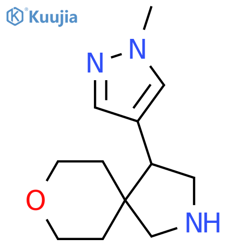 4-(1-methyl-1H-pyrazol-4-yl)-8-oxa-2-azaspiro[4.5]decane structure