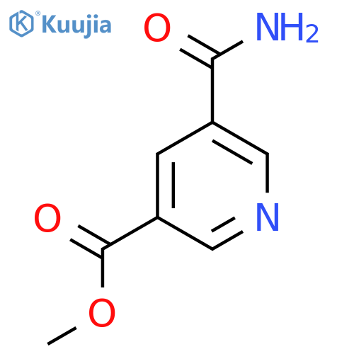 Methyl 5-carbamoylnicotinate structure