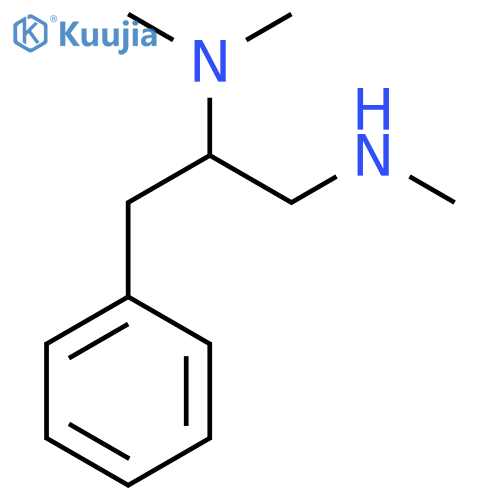 dimethyl1-(methylamino)-3-phenylpropan-2-ylamine structure