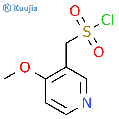 (4-Methoxypyridin-3-yl)methanesulfonyl chloride structure