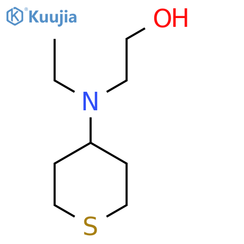 2-(ethyl(tetrahydro-2H-thiopyran-4-yl)amino)ethan-1-ol structure