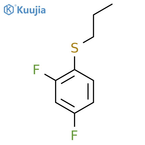 (2,4-Difluorophenyl)(propyl)sulfane structure