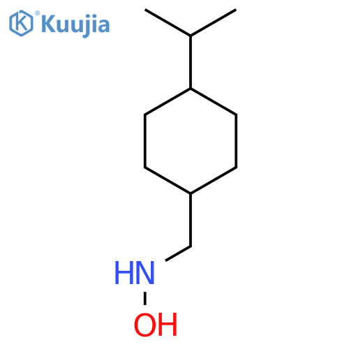 N-{[4-(propan-2-yl)cyclohexyl]methyl}hydroxylamine structure