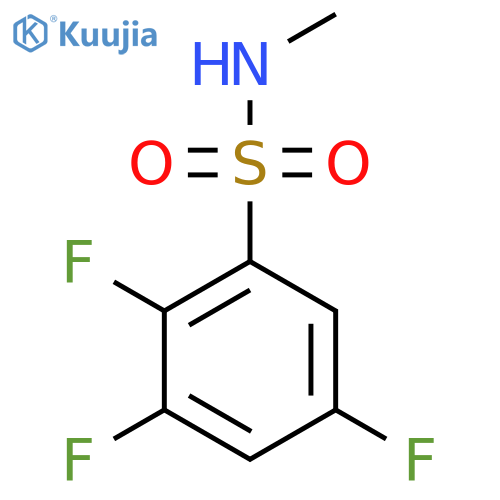 2,3,5-Trifluoro-N-methylbenzene-1-sulfonamide structure