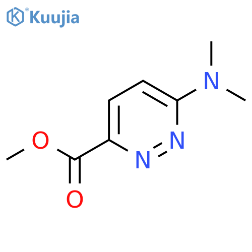 Methyl 6-(dimethylamino)pyridazine-3-carboxylate structure