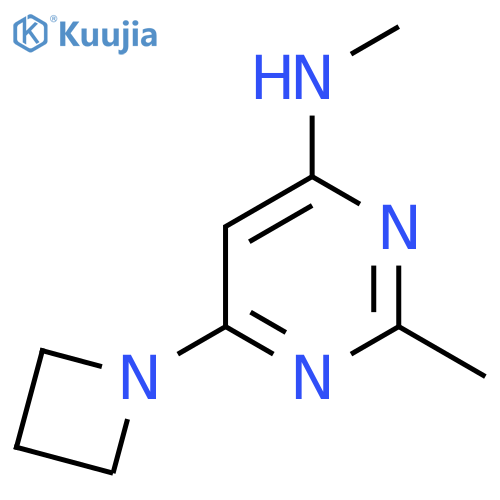 6-(Azetidin-1-yl)-N,2-dimethylpyrimidin-4-amine structure