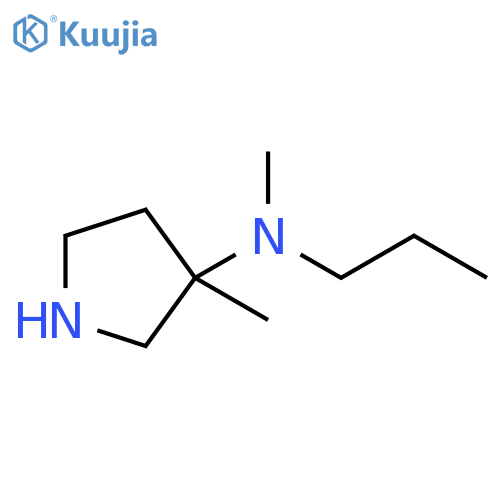 3-Pyrrolidinamine, N,3-dimethyl-N-propyl- structure