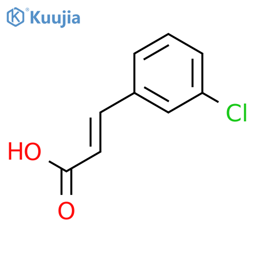 3-Chlorocinnamic acid structure