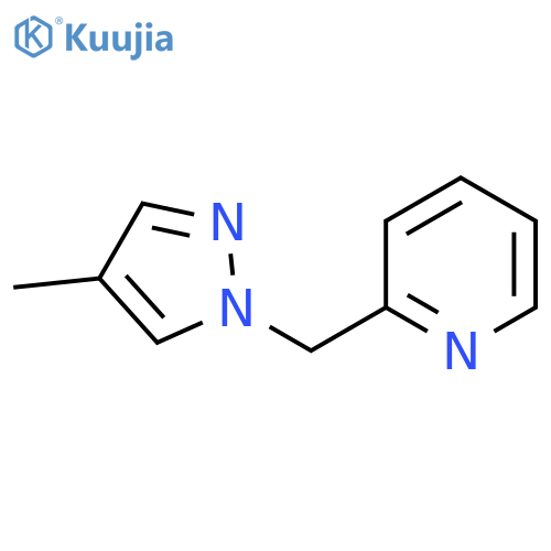 2-[(4-methyl-1H-pyrazol-1-yl)methyl]pyridine structure