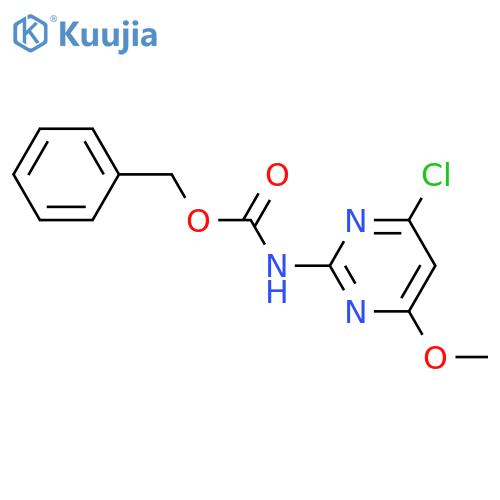 benzyl N-(4-chloro-6-methoxypyrimidin-2-yl)carbamate structure