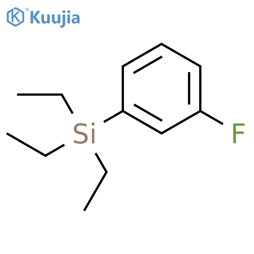 1-Fluoro-3-(triethylsilyl)benzene structure