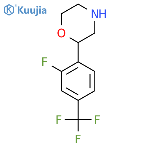 2-2-fluoro-4-(trifluoromethyl)phenylmorpholine structure