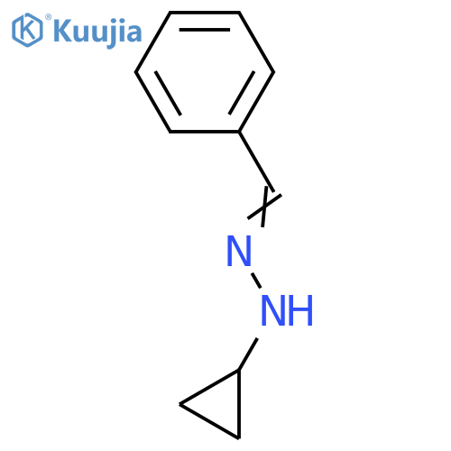 Benzaldehyde, 2-cyclopropylhydrazone structure