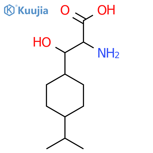 2-Amino-3-hydroxy-3-[4-(propan-2-yl)cyclohexyl]propanoic acid structure