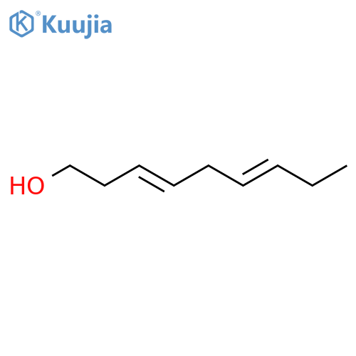 3,6-Nonadien-1-ol, (3E,6E)- structure