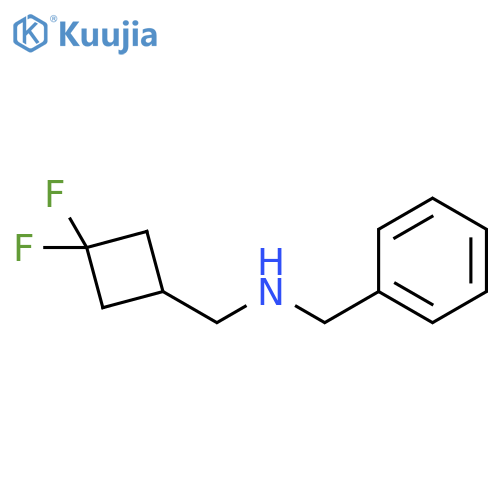 Benzenemethanamine, N-[(3,3-difluorocyclobutyl)methyl]- structure