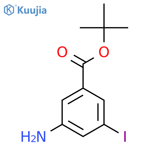 Tert-butyl 3-amino-5-iodobenzoate structure