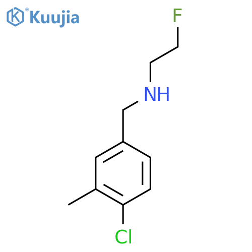 [(4-Chloro-3-methylphenyl)methyl](2-fluoroethyl)amine structure