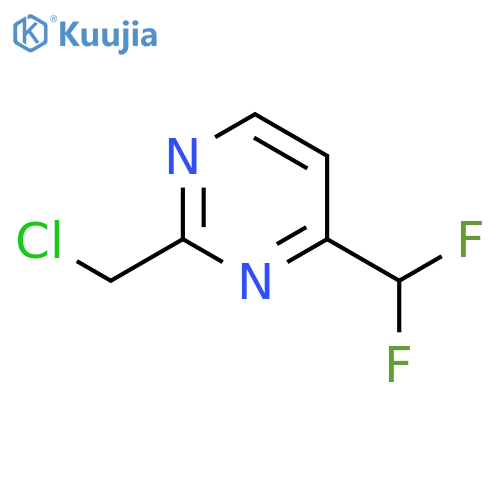 2-(chloromethyl)-4-(difluoromethyl)pyrimidine structure