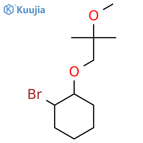 1-bromo-2-(2-methoxy-2-methylpropoxy)cyclohexane structure