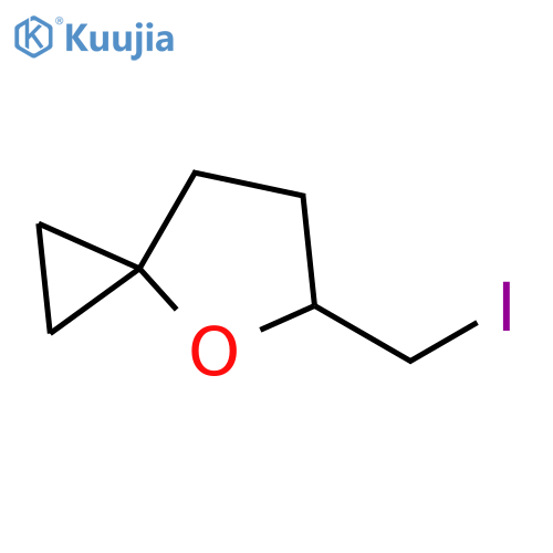 4-Oxaspiro[2.4]heptane, 5-(iodomethyl)- structure