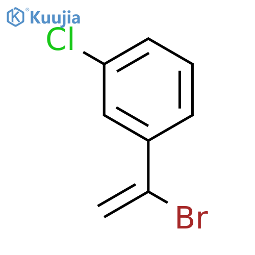 Benzene, 1-(1-bromoethenyl)-3-chloro- structure