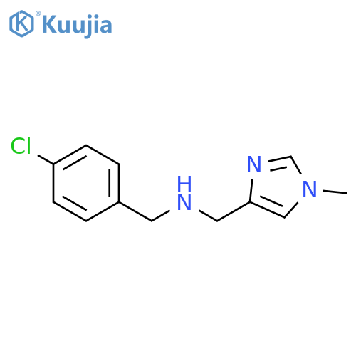 1H-Imidazole-4-methanamine, N-[(4-chlorophenyl)methyl]-1-methyl- structure