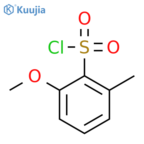 2-methoxy-6-methylbenzene-1-sulfonyl chloride structure