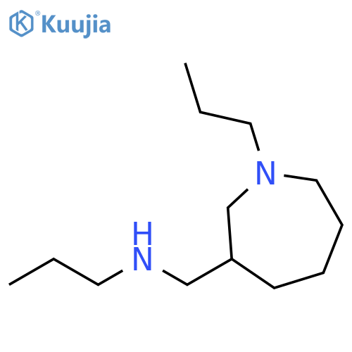 1H-Azepine-3-methanamine, hexahydro-N,N-dipropyl- structure